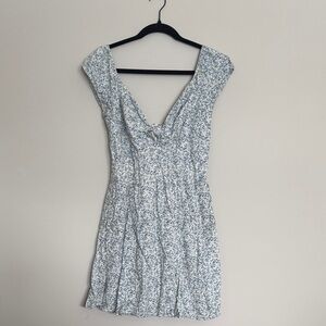 Abercrombie & Fitch Blue Floral Mini Dress